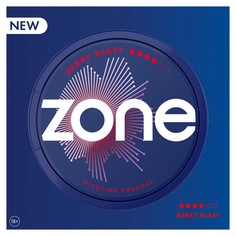 Zone Berry Blast Nicotine Pouch 11mg - Case of 5