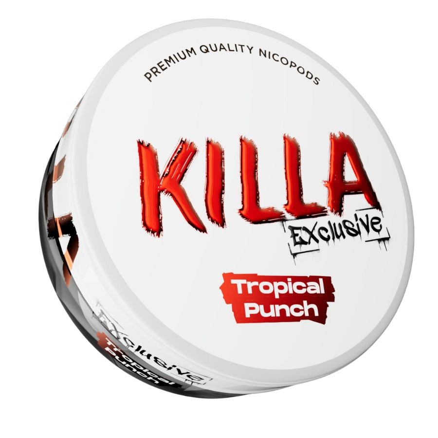 Killa Tropical Punch Nicotine Pouches 16.5mg - Case of 10