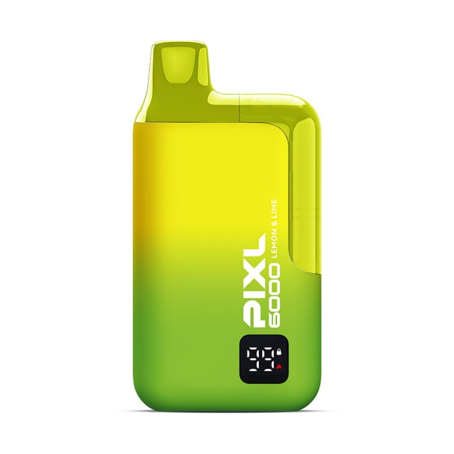 PIXL 6000 Lemon & Lime Prefilled Rechargeable Disposable Vape 20mg - Case of 5
