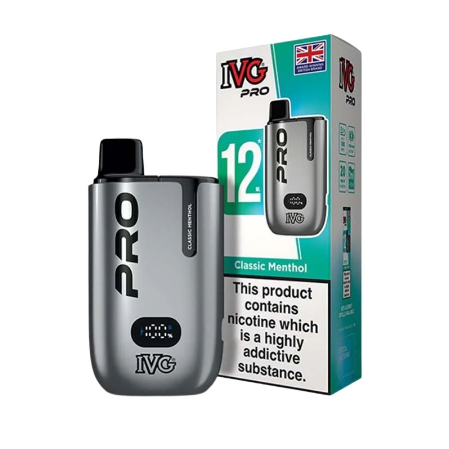 IVG Pro 12 Classic Menthol Kit - Case of 5