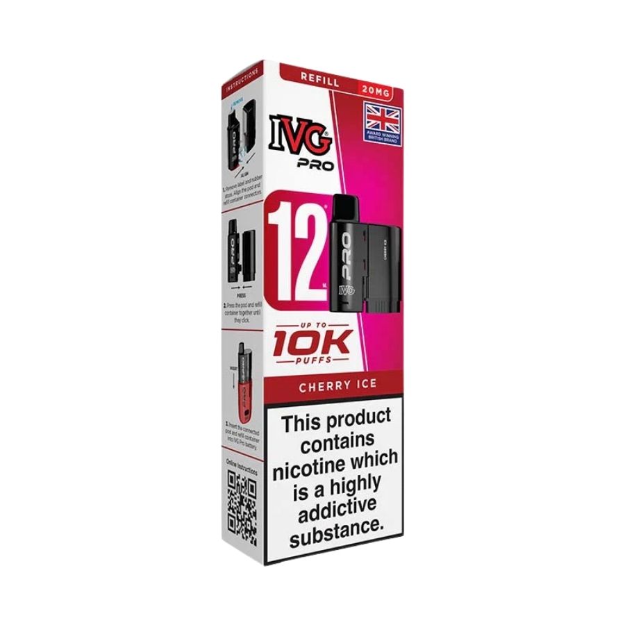 IVG Pro 12 Cherry Ice Pods - Case of 5