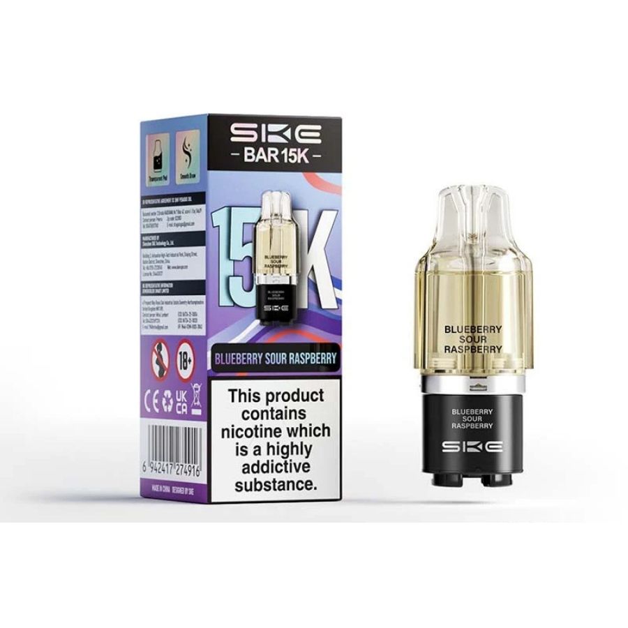 SKE 15K Blueberry Sour Raspberry Refill Pod - Case of 5