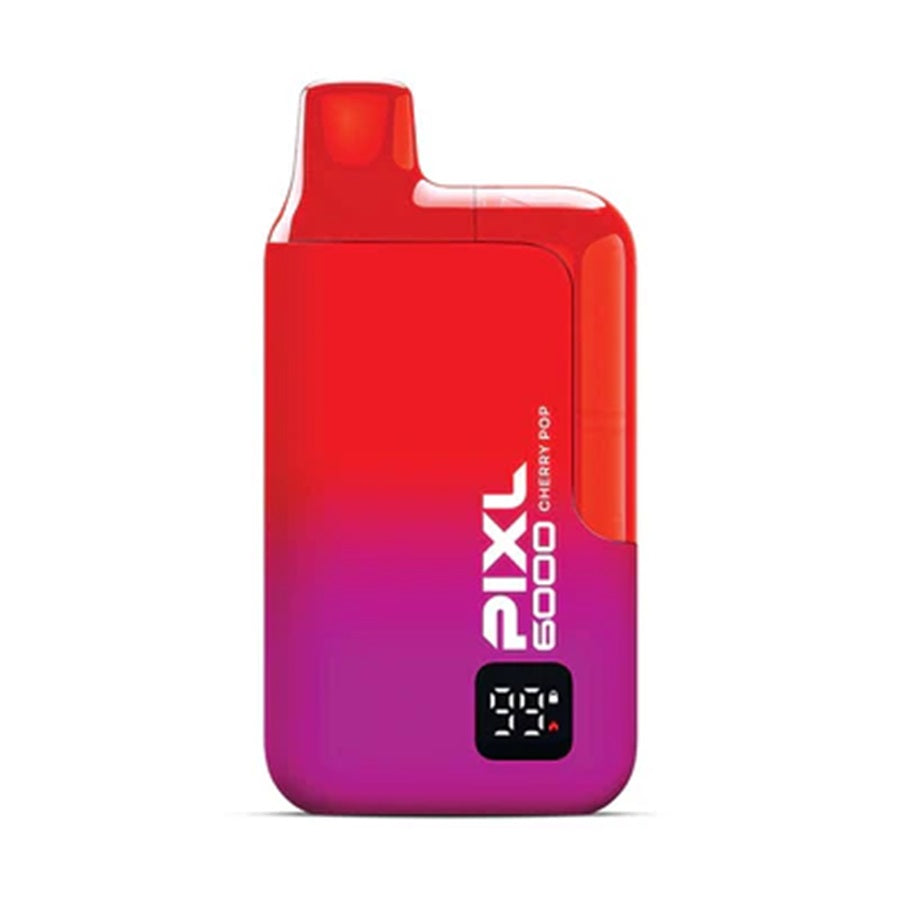 PIXL 6000 Cherry Pop Prefilled Rechargeable Disposable Vape 20mg - Case of 5