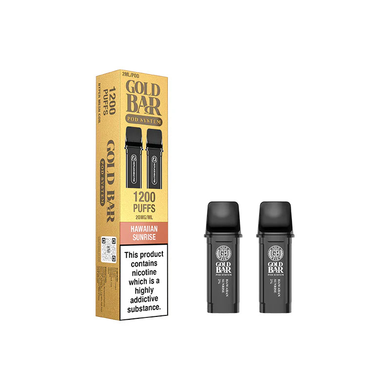 Gold Bar Hawaiian Sunrise  Pod Refill  - Case of 10